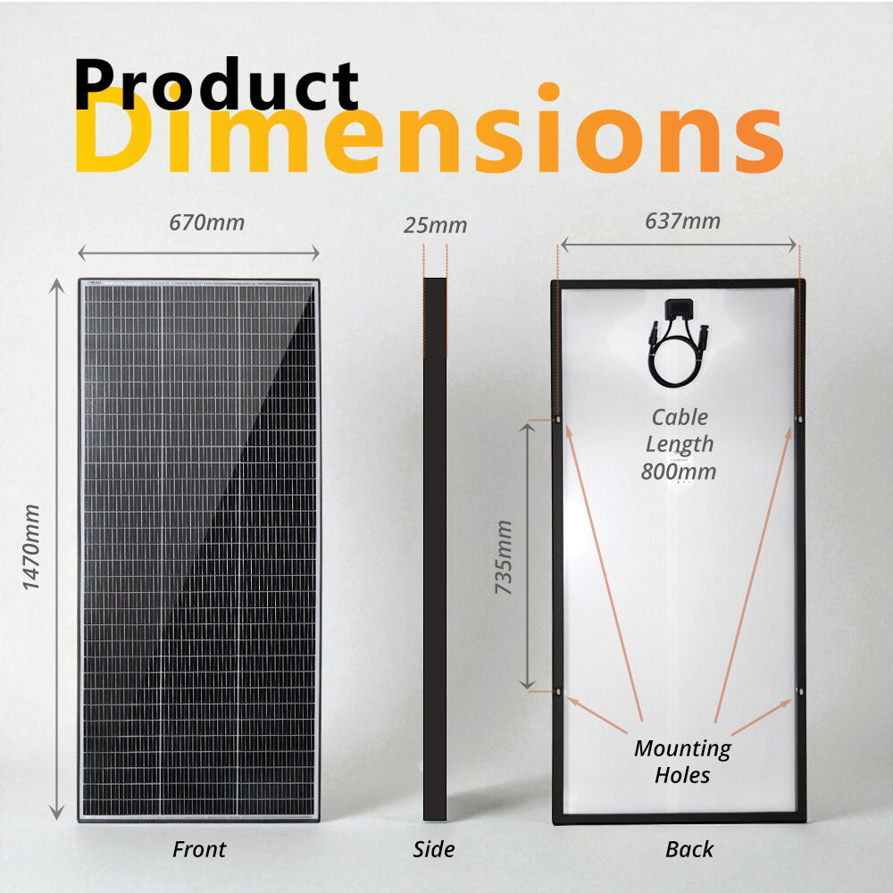 Exotronic 220W Fusion Fixed Solar Panel | Shade Resistant - Late October Shipping