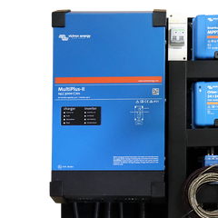 24V Ikara Series Pre-wired Victron Board - Portrait - 3000VA + Mains 70A + Solar 50A + DC-DC 30A + Cerbo GX
