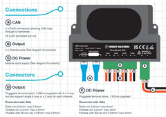 Energy Solutions DC4 SmartSwitch 4 Channel DC Switch Hub