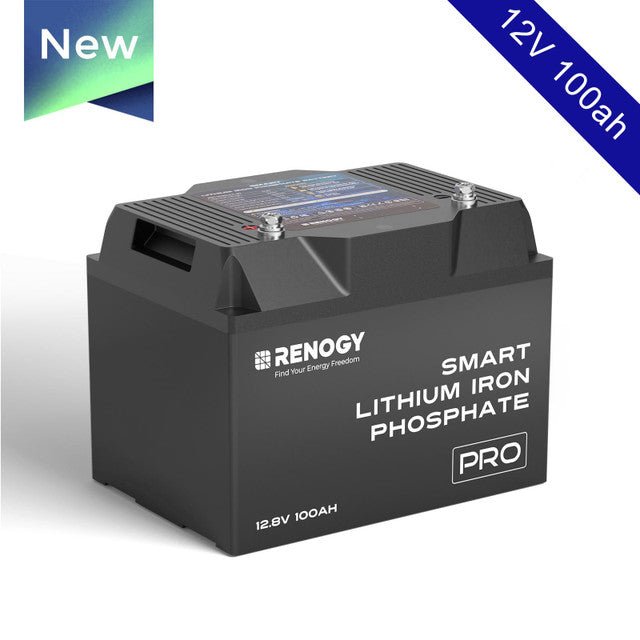 12V 100Ah Pro Deep Cycle Lithium Iron Phosphate Battery w/Bluetooth & Self - heating Function - Simply Solved Caravans PTY LTD