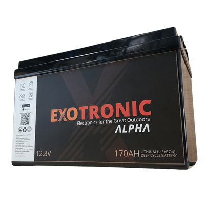 Exotronic 12V 170Ah Alpha Bluetooth Lithium Battery