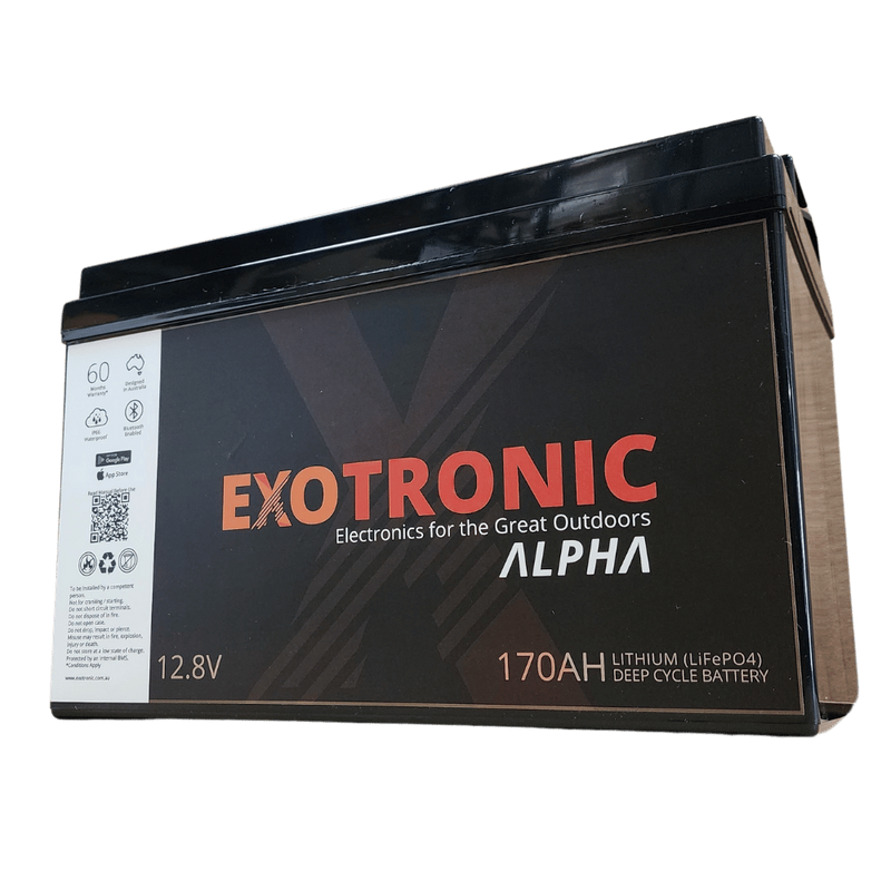 Exotronic 12V 170Ah Alpha Bluetooth Lithium Battery