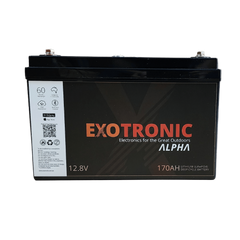 Exotronic 12V 170Ah Alpha Bluetooth Lithium Battery