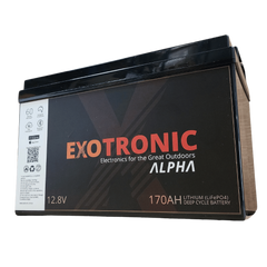 Exotronic 12V 170Ah Alpha Bluetooth Lithium Battery