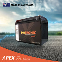 Exotronic 24V 175Ah Apex Smart Bluetooth Lithium Battery