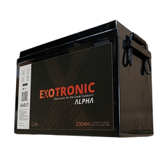 Exotronic 12V 200Ah Alpha Bluetooth Lithium Battery