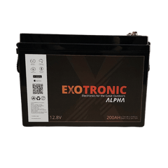 Exotronic 12V 200Ah Alpha Bluetooth Lithium Battery