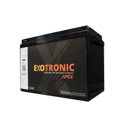 Exotronic 12V 300Ah Apex Smart Bluetooth Lithium Battery