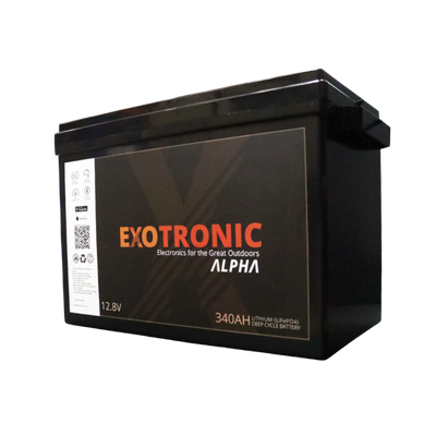 Exotronic 12V 340Ah Alpha Bluetooth Lithium Battery