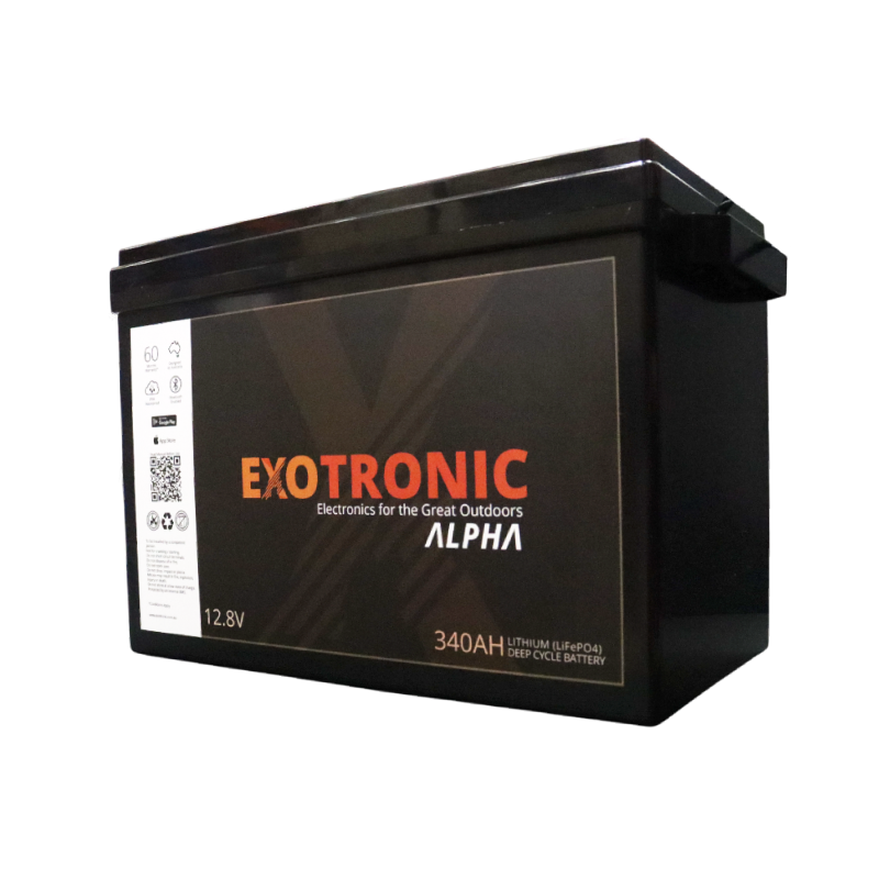 Exotronic 12V 340Ah Alpha Bluetooth Lithium Battery