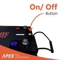 Exotronic 12V 350Ah Apex Smart Bluetooth Lithium Battery