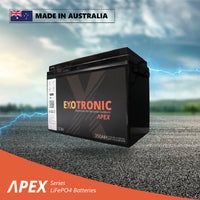 Exotronic 12V 350Ah Apex Smart Bluetooth Lithium Battery