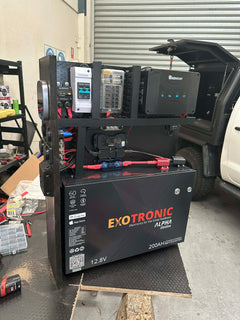 Renogy C20 Pre Wired 200ah + 50A DCDC MPPT + One Core Screen Passenger Side