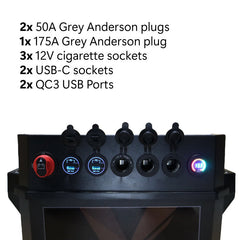 Exotronic 170Ah Pre-wired Orion XS + SmartSolar + SmartShunt Battery Box