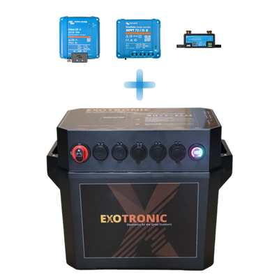 Exotronic Pre-wired Orion XS + SmartSolar + SmartShunt Battery Box