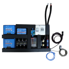 Exotronic Ikara Series Pre-wired Victron Board - Split - 3000VA + Mains 120A + Solar 50A + DC-DC 30A + Cerbo GX