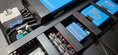 Ikara Series Pre-wired Victron Board - Portrait - 3000VA + Mains 120A + Solar 50A + DC-DC 30A + Cerbo GX