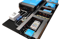 Exotronic Pre-wired Victron Battery Smart Lithium Board Portrait - 3000VA + Mains 120A + Solar 50A + DC-DC 30A + Cerbo GX