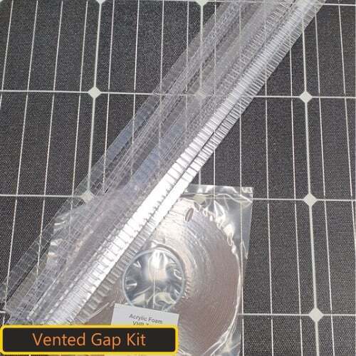 Vented Gap Kit - 9 - 14x Polycarbonate Strips and 1 roll of VHB Acrylic Tape