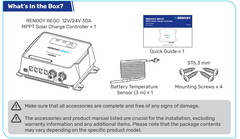 RENOGY REGO 12/24V 30A MPPT Charge Controller