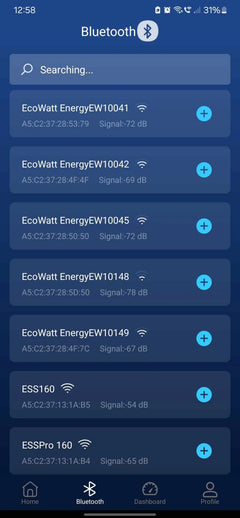 EcoStore 200Ah 12.8V LiFePO4 Battery - (EVE Cells) & (Bluetooth BMS - JBD)