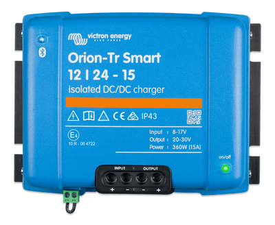 Victron 12V to 24V Orion-Tr Smart 12/24-15A Isolated DC-DC Charger