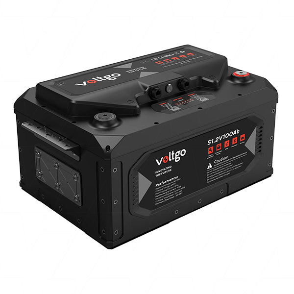 VoltGo 51.2v 100Ah LiFePO₄ Battery (48V Systems)