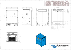 Victron 24V 8000VA Quattro 24/8000/200-100/100+50A Aux Inverter/Charger
