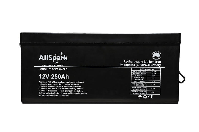 ALLSPARK 12V 250AH HIGH PERFORMANCE LITHIUM BATTERY - Simply Solved Caravans PTY LTD