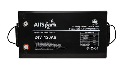 ALLSPARK 24V 120AH HIGH PERFORMANCE LITHIUM BATTERY - Simply Solved Caravans PTY LTD