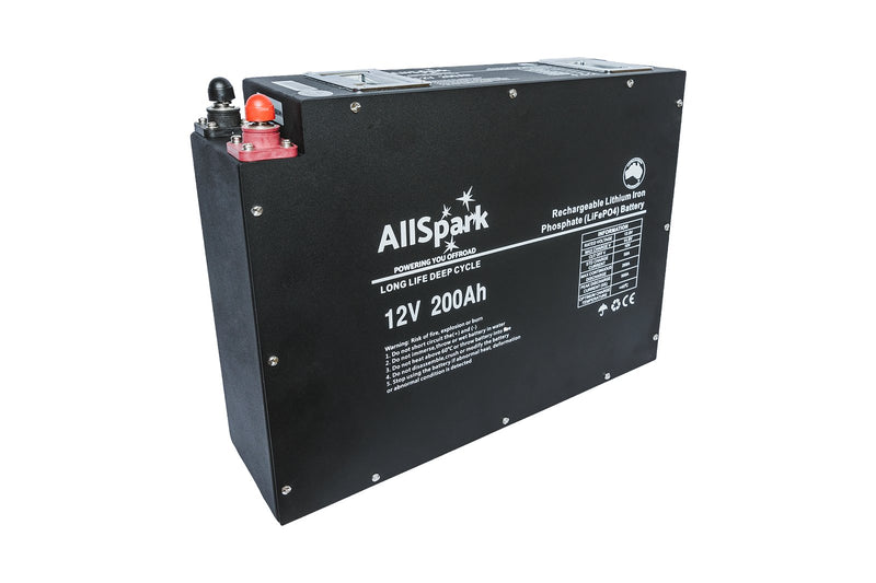 ALLSPARK | SLIMLINE | 12V 200AH | 200/500A | LITHIUM BATTERY - Simply Solved Caravans PTY LTD