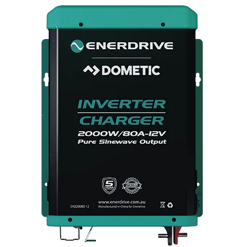 ENERDRIVE INVERTER/CHARGER (COMBI) 2000W/80A - 12V - Simply Solved Caravans PTY LTD