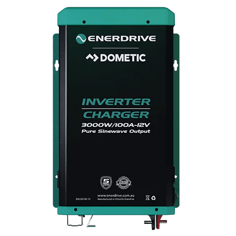 ENERDRIVE INVERTER/CHARGER (COMBI) 3000W/100A - 12V - Simply Solved Caravans PTY LTD