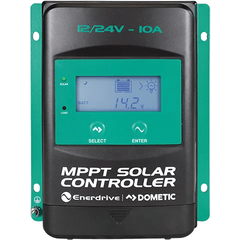 ENERDRIVE MPPT SOLAR CONTROLLER W/DISPLAY - 10AMP 12/24V - Simply Solved Caravans PTY LTD