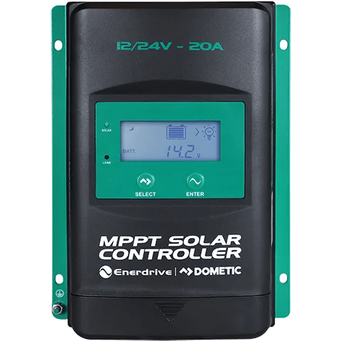 ENERDRIVE MPPT SOLAR CONTROLLER W/DISPLAY - 20AMP 12/24V - Simply Solved Caravans PTY LTD