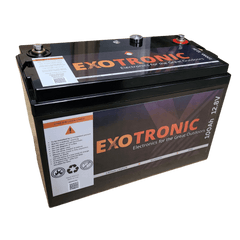 Exotronic 12V 100Ah Smart Bluetooth Lithium Battery - Simply Solved Caravans PTY LTD