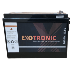 Exotronic 12V 200Ah Compact Smart Bluetooth Lithium Battery - Simply Solved Caravans PTY LTD