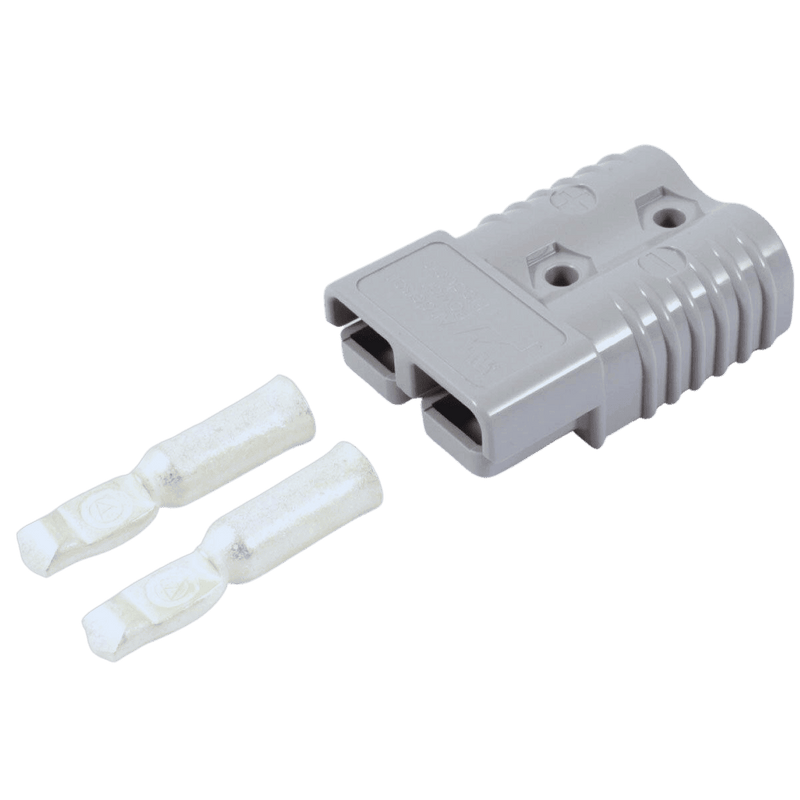 Genuine 350A Grey Anderson Plug Connector with 00AWG Contacts - Simply Solved Caravans PTY LTD