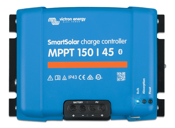 Victron 12/24/48V 45A SmartSolar MPPT 150/45 - Tr Bluetooth Solar Charge Controller - Simply Solved Caravans PTY LTD