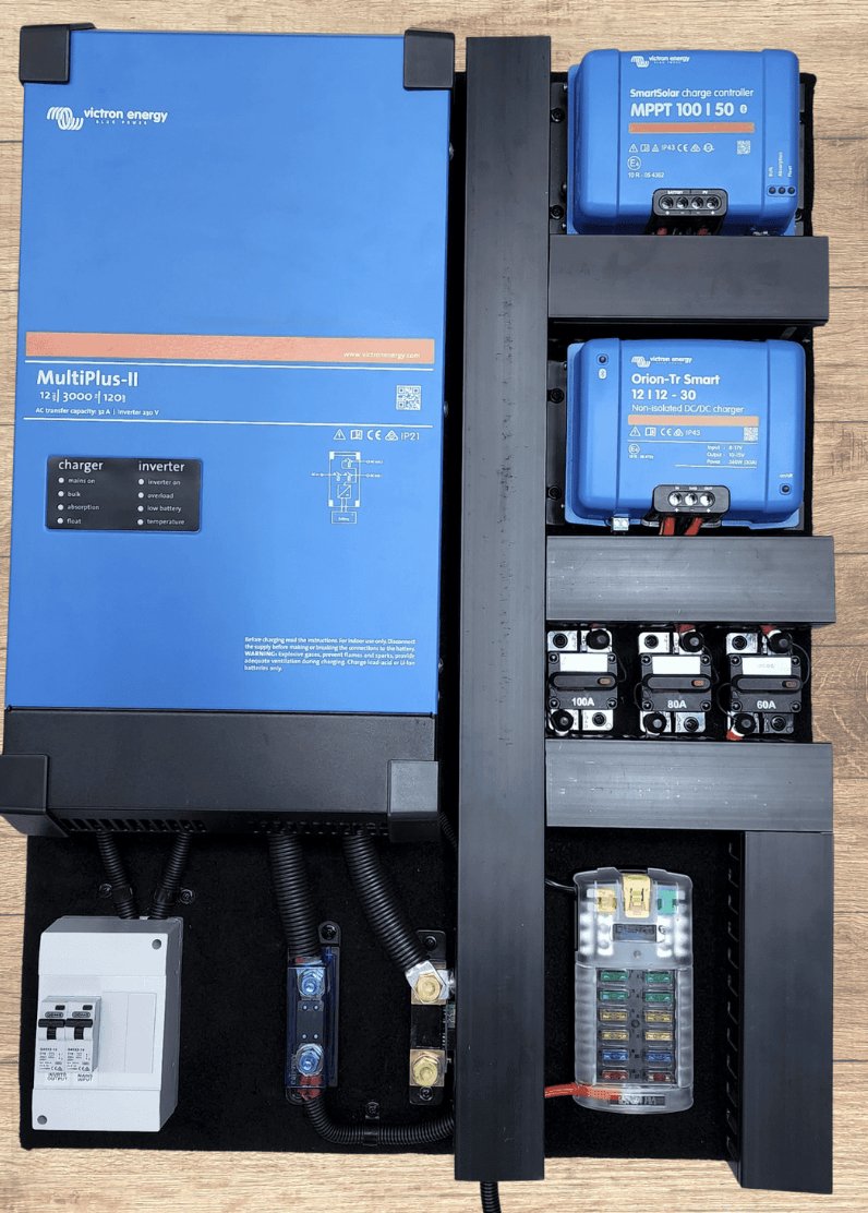 Victron Kit A 3000VA + Mains 120A + Solar 50A + DC - DC 30A - Simply Solved Caravans PTY LTD